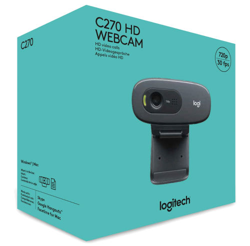 1031 Logitech C270 Webcam