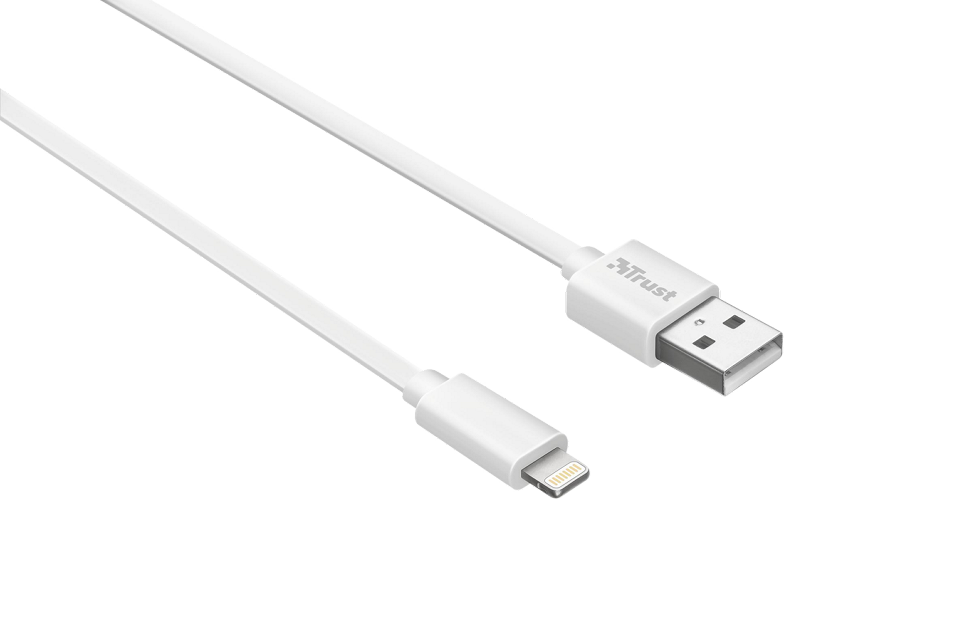 1468 Trust 1m Lightning Cable - White