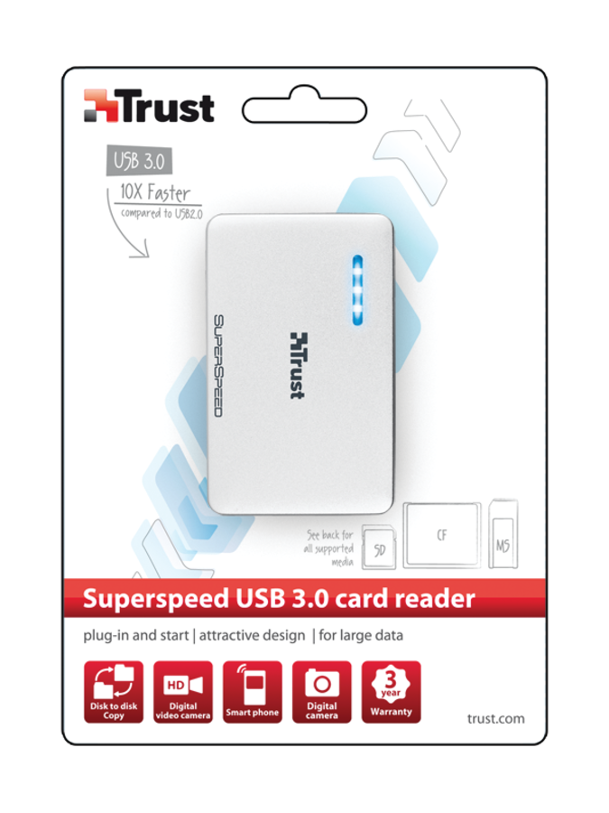 1755 Trust USB 3.0 Card Reader