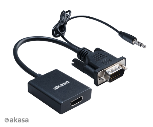 3111 Akasa VGA to HDMI with Audio cable