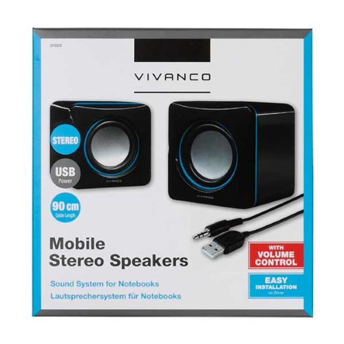 3122 Vivanco Stereo Notebook Speaker - 31925