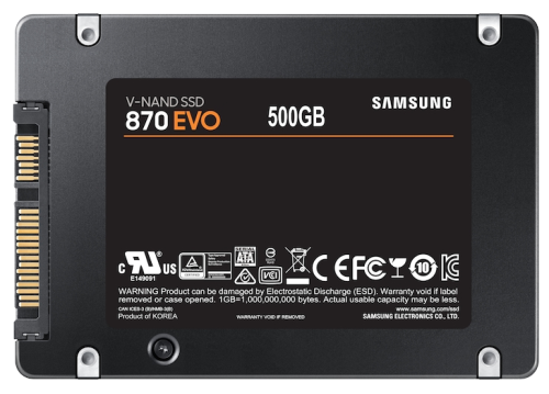3449 Samsung 500Gb 870 EVO SATA SSD