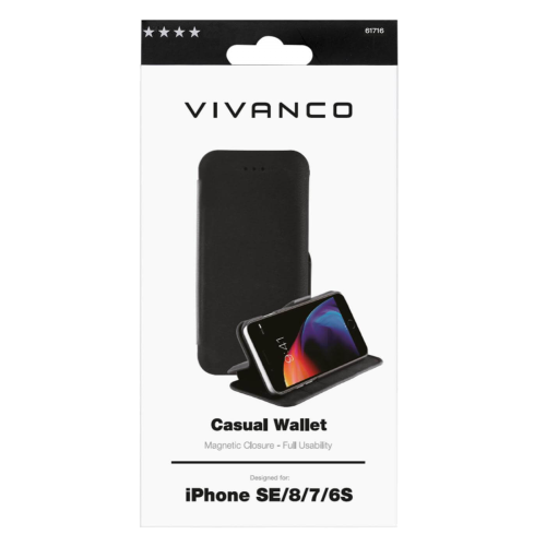 3595 Vivanco Bookcase - iPhone SE/6S/7/8
