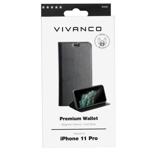 3602 Vivanco Premium Wallet - iPhone 11 Pro