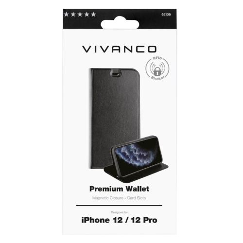 3604 Vivanco Premium Wallet - iPhone 12, Pro