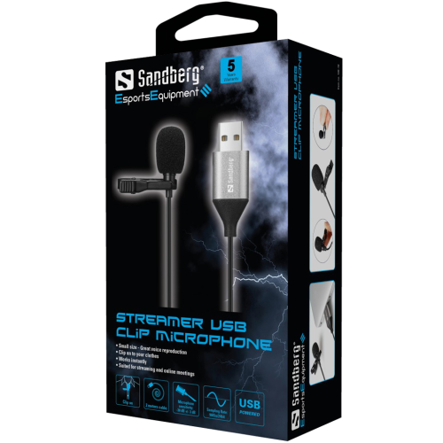 3782 Sandberg Streamer USB Microphone