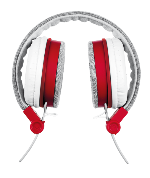 380 Trust Fyber Headphones - Red