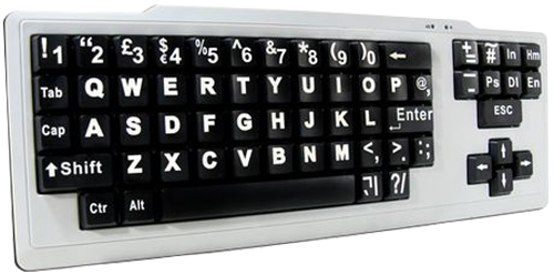 456 HCL Keyboard for Visually Impaired