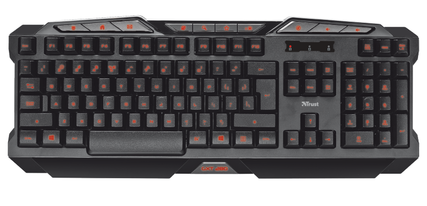 With it's aggressive design, anti-ghosting customisable keys and backlighting the GXT 280 illuminated gaming keyboard is the perfect addition for every gamer.